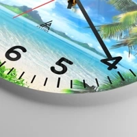 Clock face with numbers