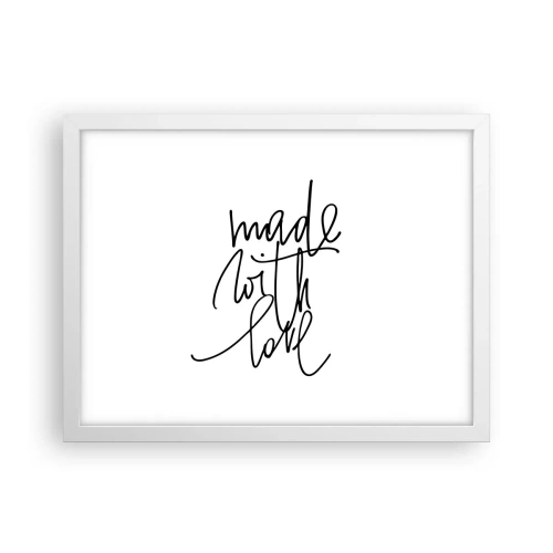 Poster in white frmae - Best Brand - 40x30 cm