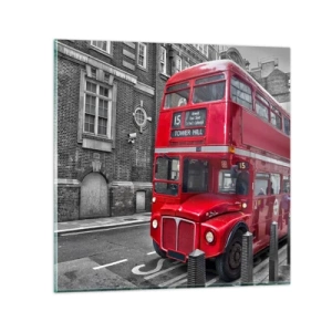 Glass picture - Always the Same - 70x70 cm