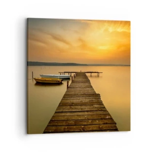 Canvas picture - I Will Open up Golden Sky before You - 70x70 cm