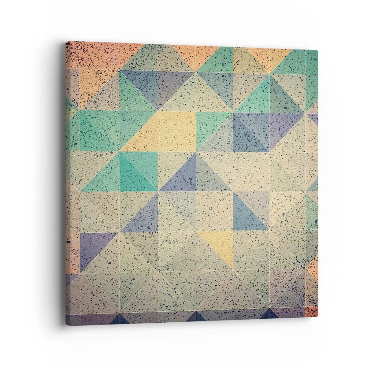 Canvas picture - The Republic of Triangles - 40x40 cm