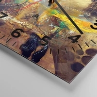 Clock face with numbers