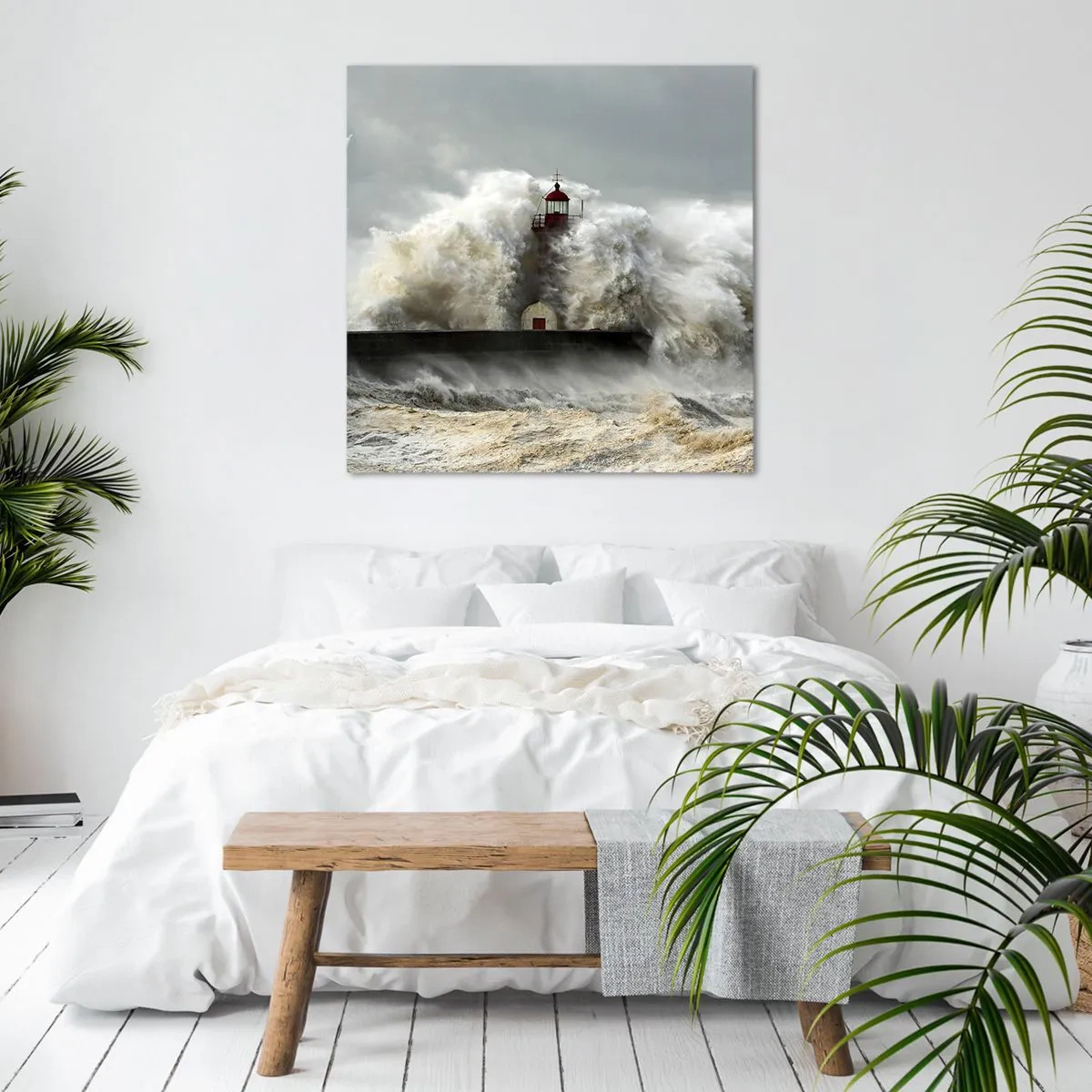 Canvas picture - Rage of the Ocean - 40x40 cm