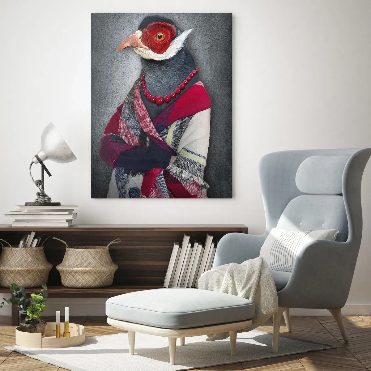 Glass picture - What Am I Doing?! - 50x70 cm