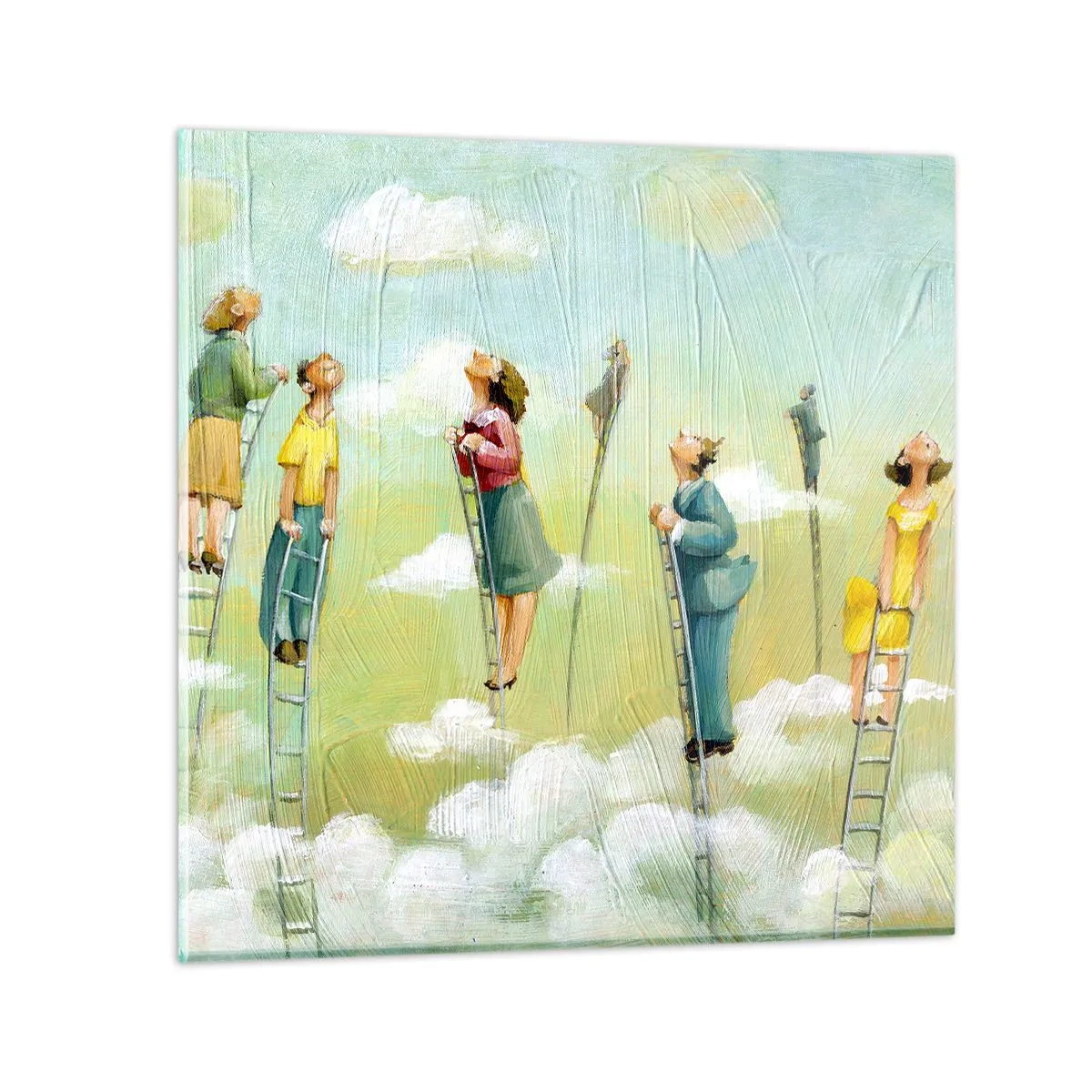 Glass picture - Following the Dream - 30x30 cm