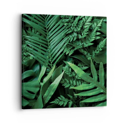 Canvas picture - In a Green Hug - 30x30 cm