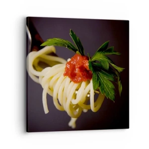 Canvas picture - Tasty Bite - 30x30 cm
