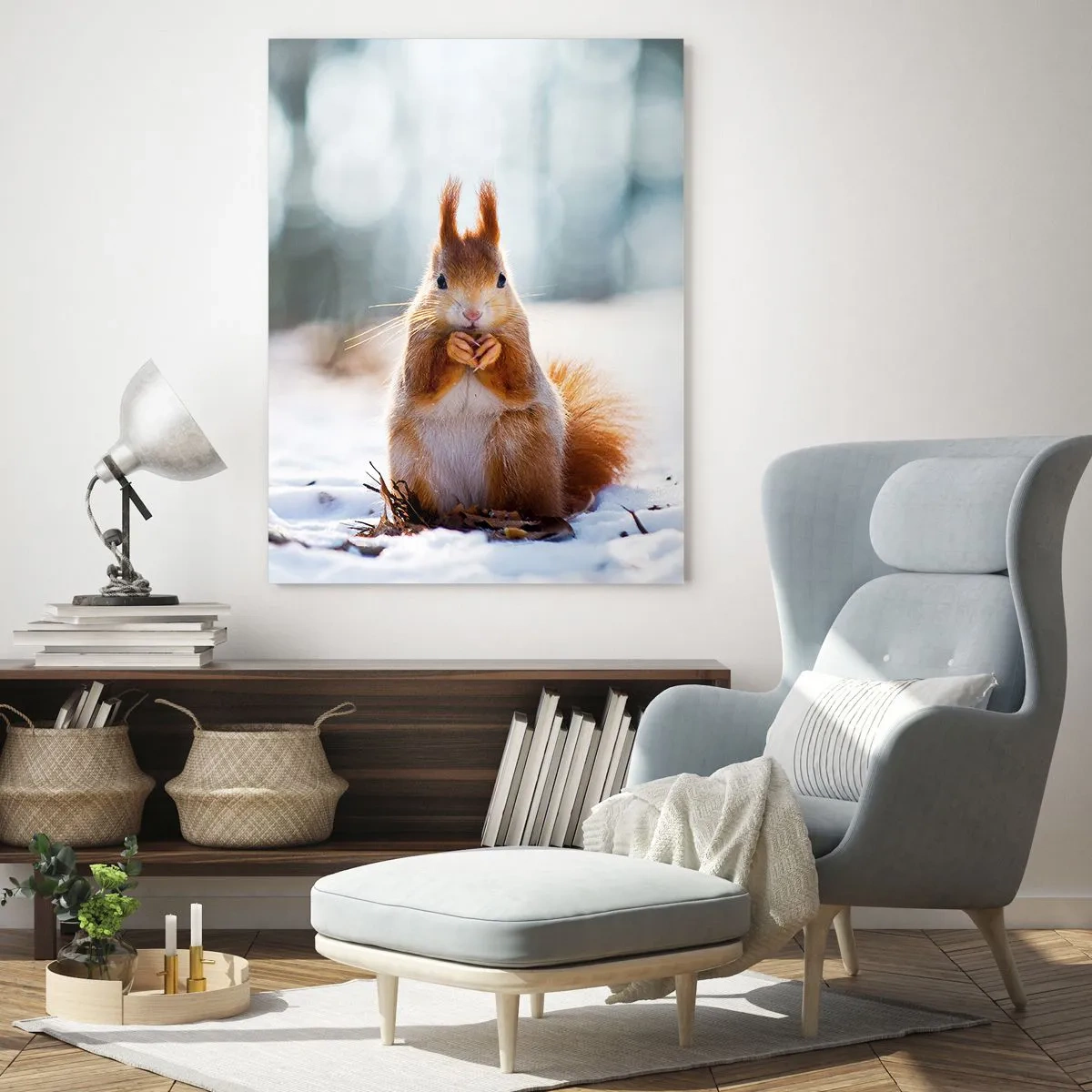 Glass picture - What Are You Looking at? - 50x70 cm