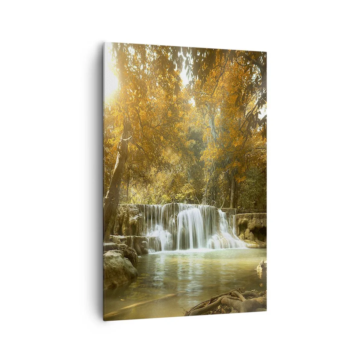 Canvas picture - Park Cascade - 80x120 cm