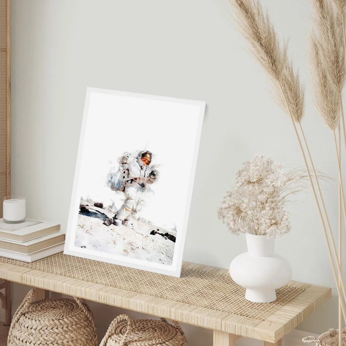 Poster in white frmae - Messenger of the Earth - 40x50 cm