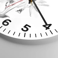 Clock face with numbers