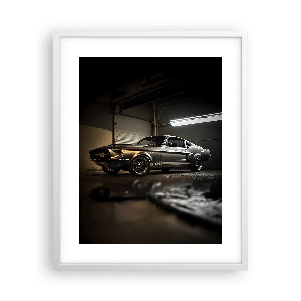 Poster in white frmae - Back to the Future - 40x50 cm