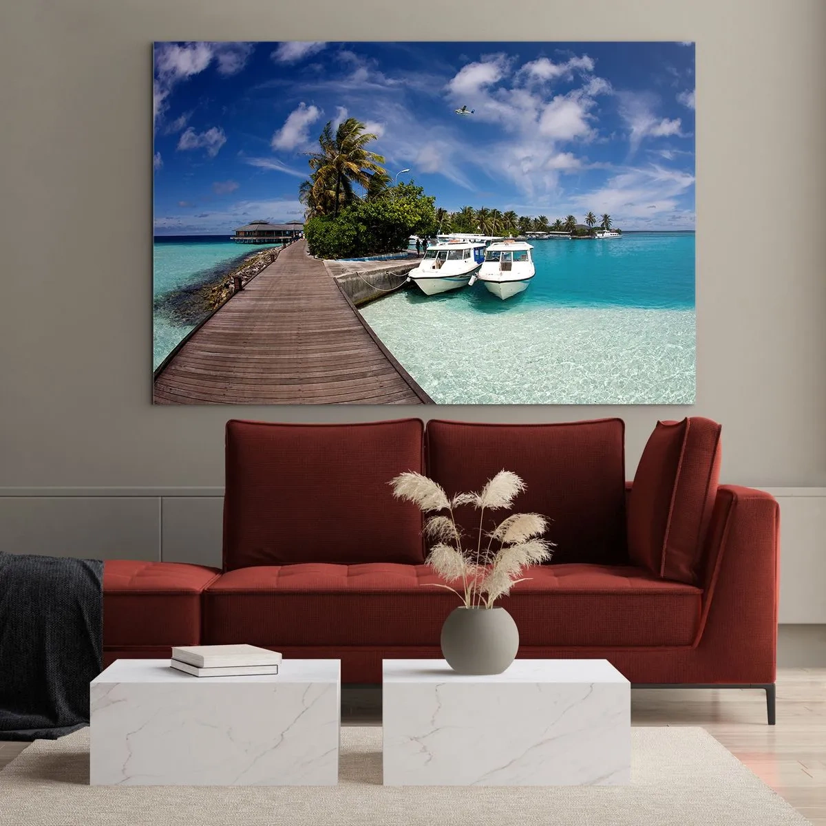 Glass picture - So Paradise Exists - 120x80 cm