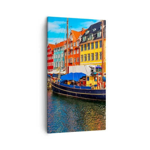 Canvas picture - Joyful Coast - 45x80 cm