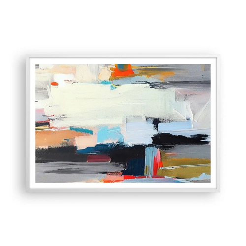 Poster in white frmae - Is There a Method? - 100x70 cm