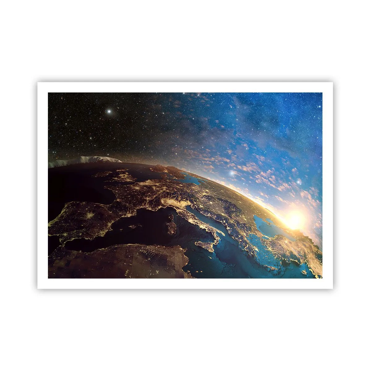 Poster - Let's Look at Each Other from a Distance - 100x70 cm