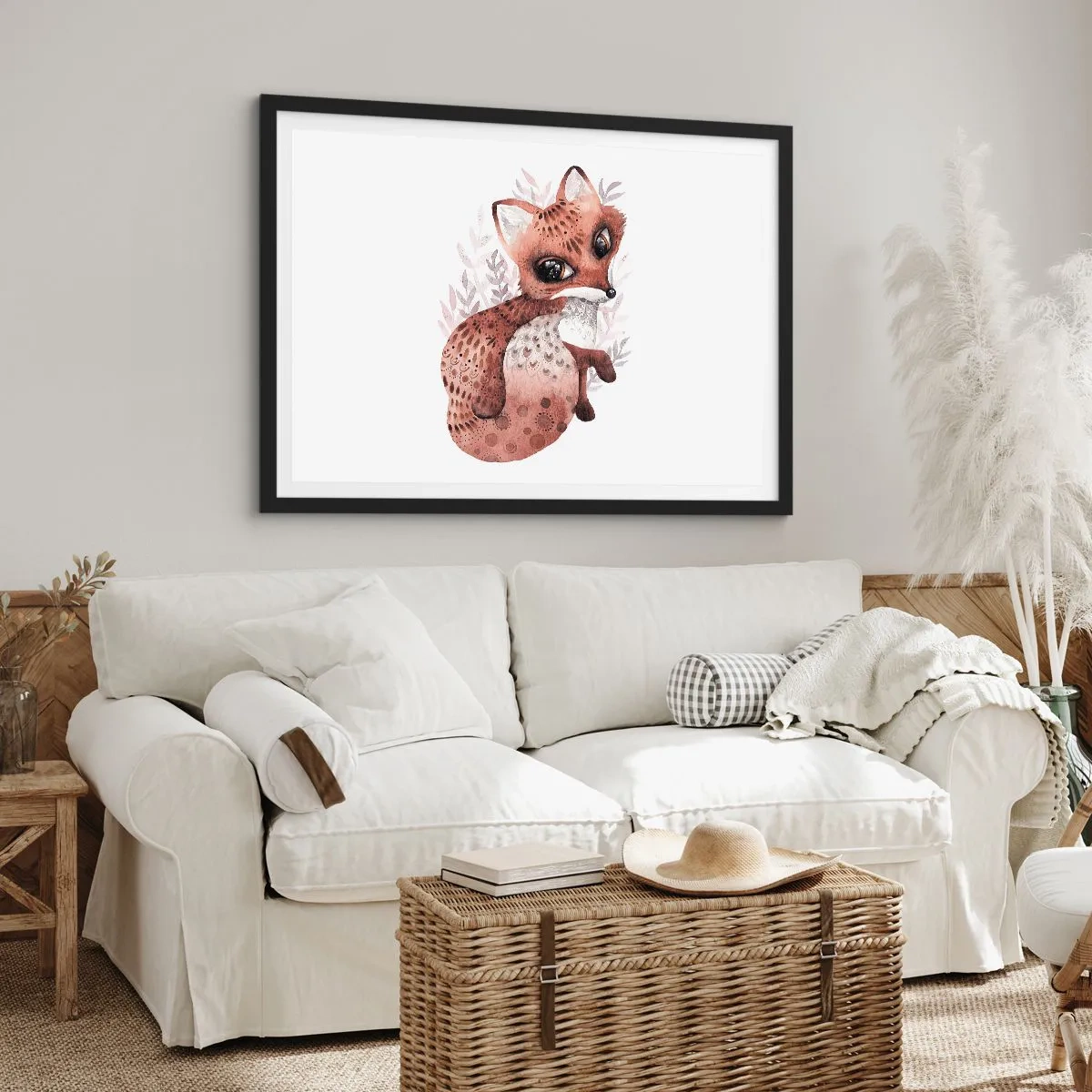 Poster in black frame - Sweet and Lovely - 100x70 cm