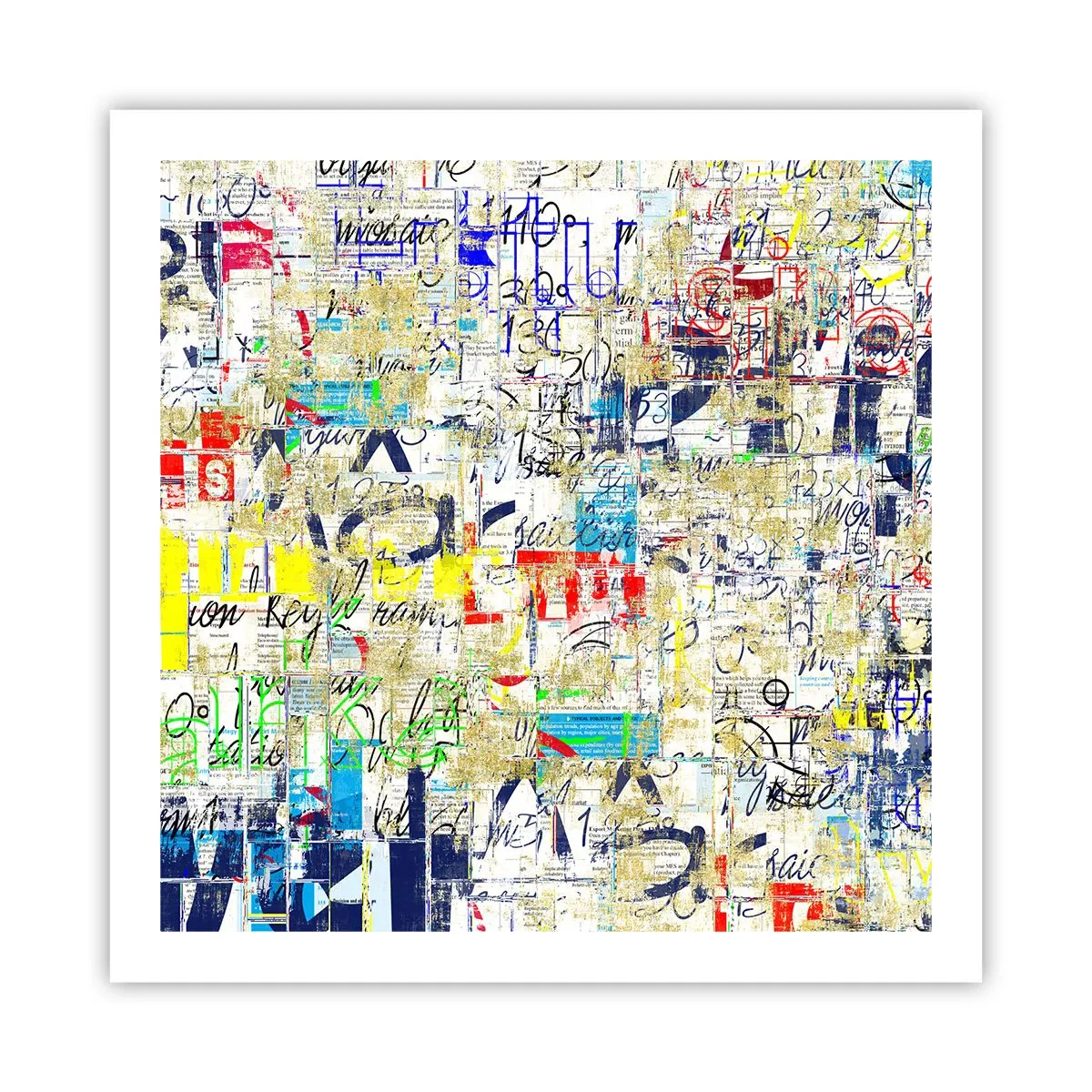 Poster - Feast for the Eyes - 60x60 cm