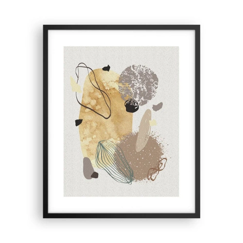 Poster in black frame - Applied Splashing - 40x50 cm