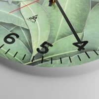 Clock face with numbers