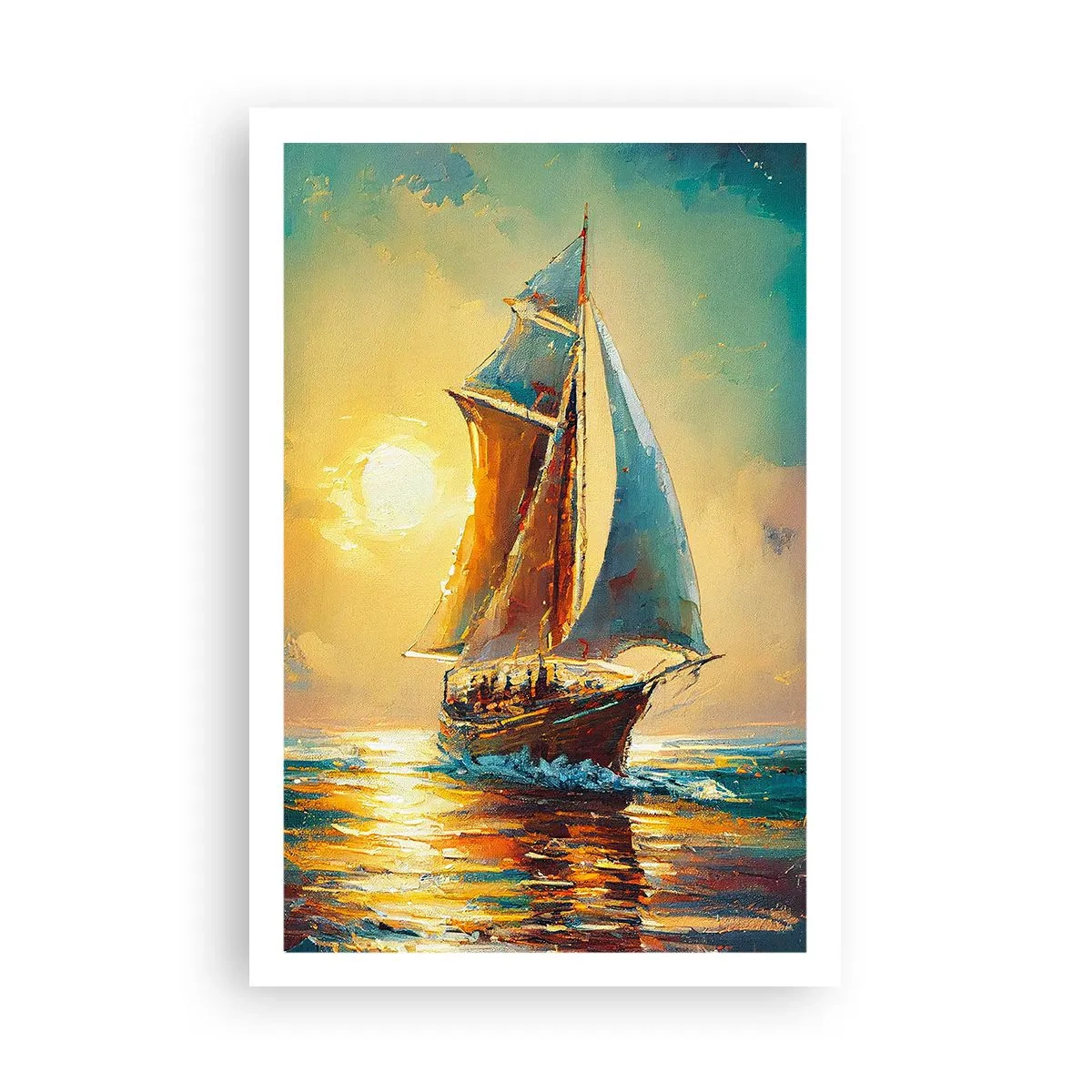 Poster - Under Full Sails - 61x91 cm