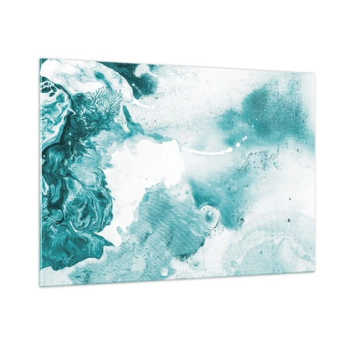 Glass picture - Lakes of Blue - 100x70 cm