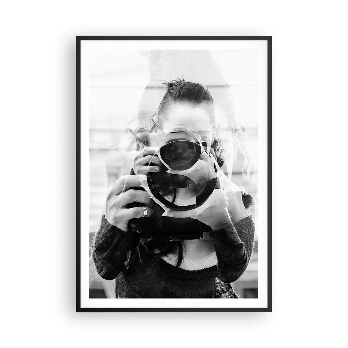 Poster in black frame - Creator and the Creation - 70x100 cm