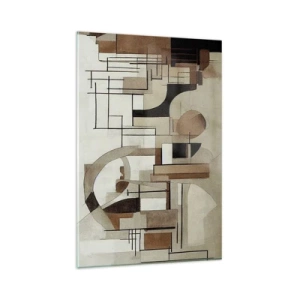 Glass picture - City Landscape 2.0 - 80x120 cm