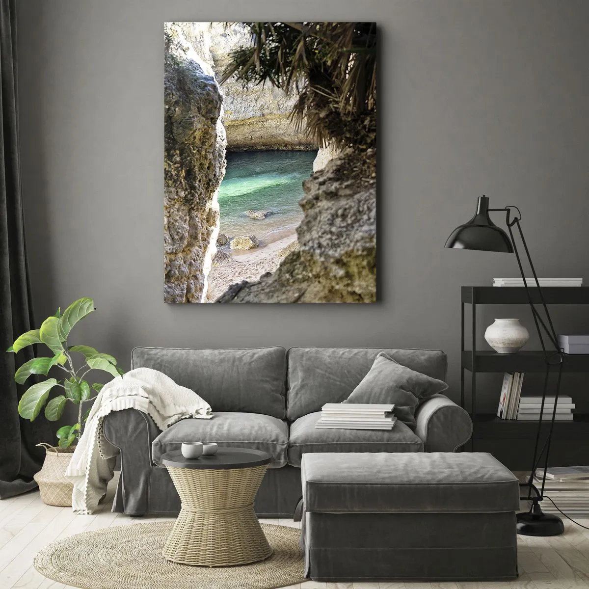 Canvas picture - Turquoise Bay - 45x80 cm