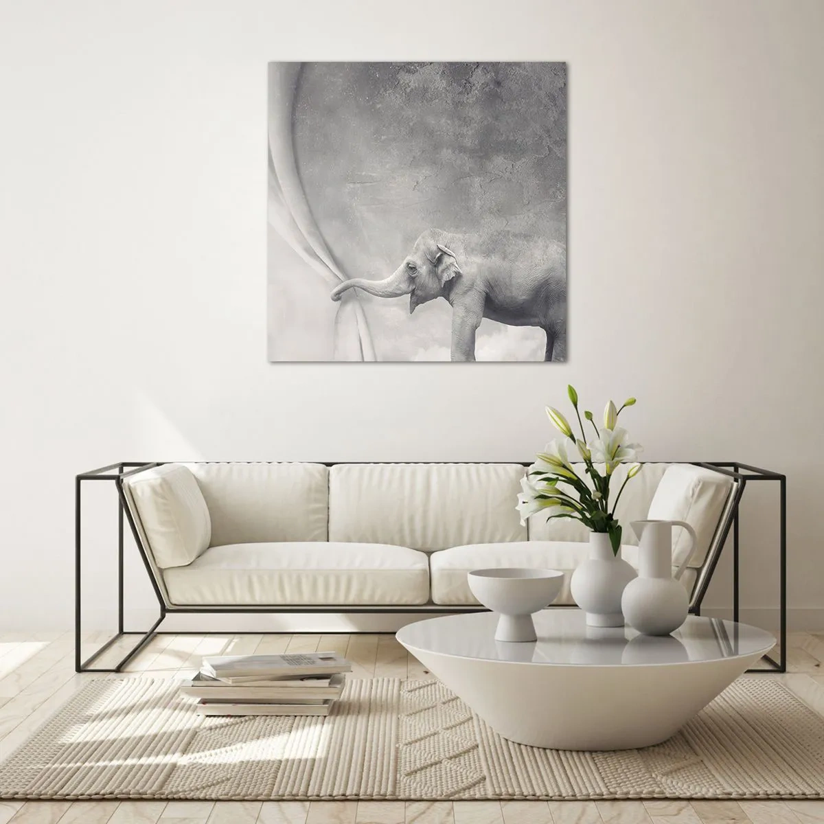 Glass picture - Uncover the Secret - 30x30 cm