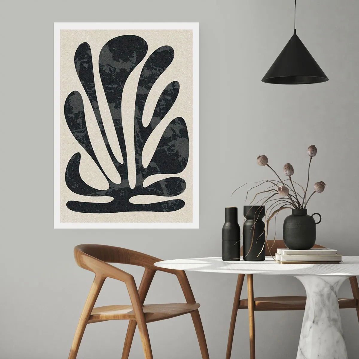 Poster - Multi-Finger Abstract - 70x100 cm