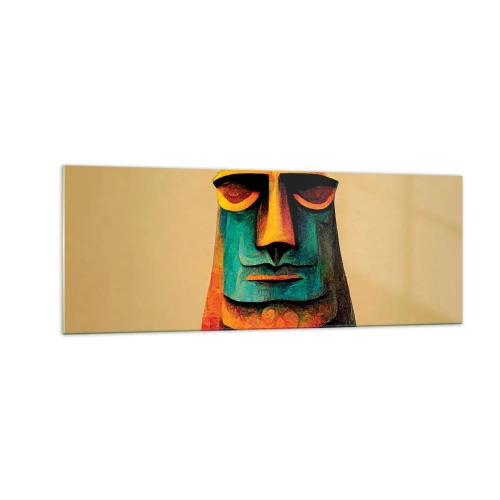 Glass picture - Statuesque but Friendly - 140x50 cm