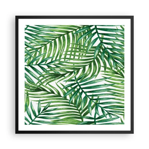 Poster in black frame - Under the Green Canopy - 60x60 cm