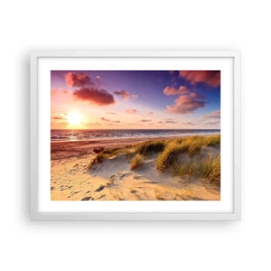 Poster in white frmae - Air Smells of Summer - 50x40 cm