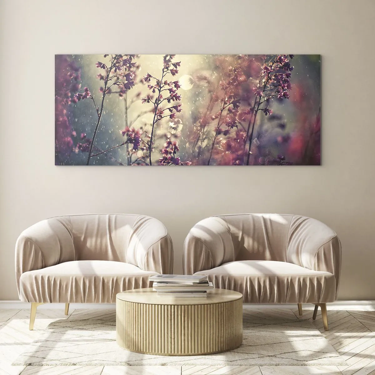 Glass picture - Secret Garden - 140x50 cm