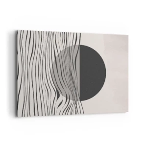 Canvas picture - Half Composition - 100x70 cm