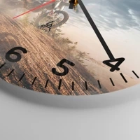 Clock face with numbers