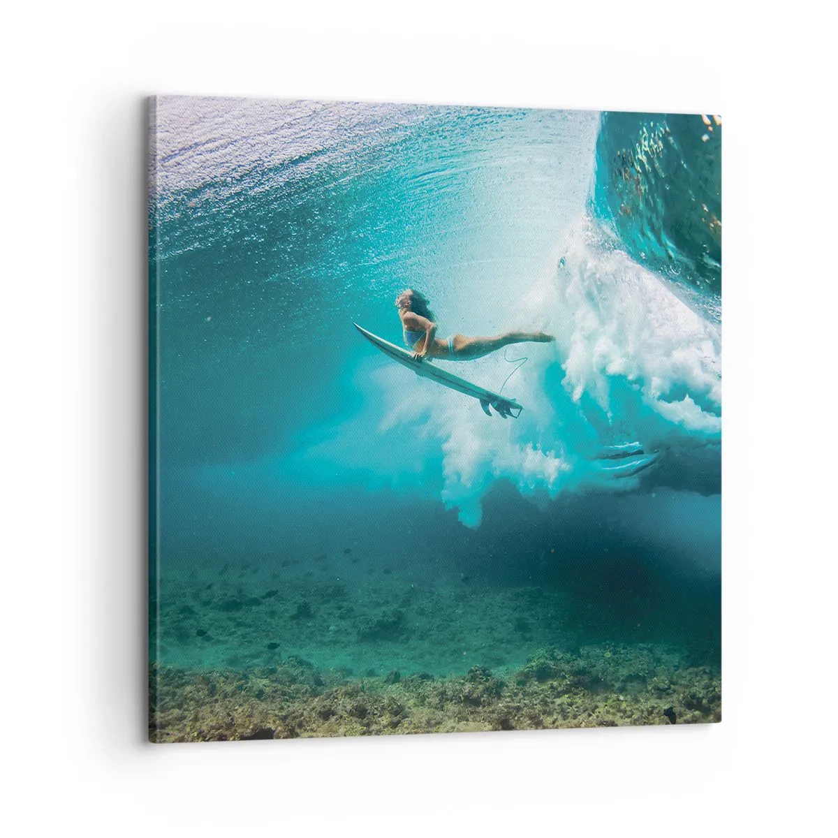 Canvas picture - Undewater World - 60x60 cm