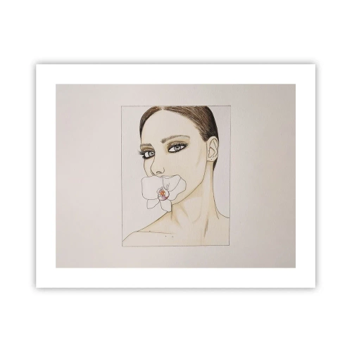 Poster - Symbol of Elegance and Beauty - 50x40 cm