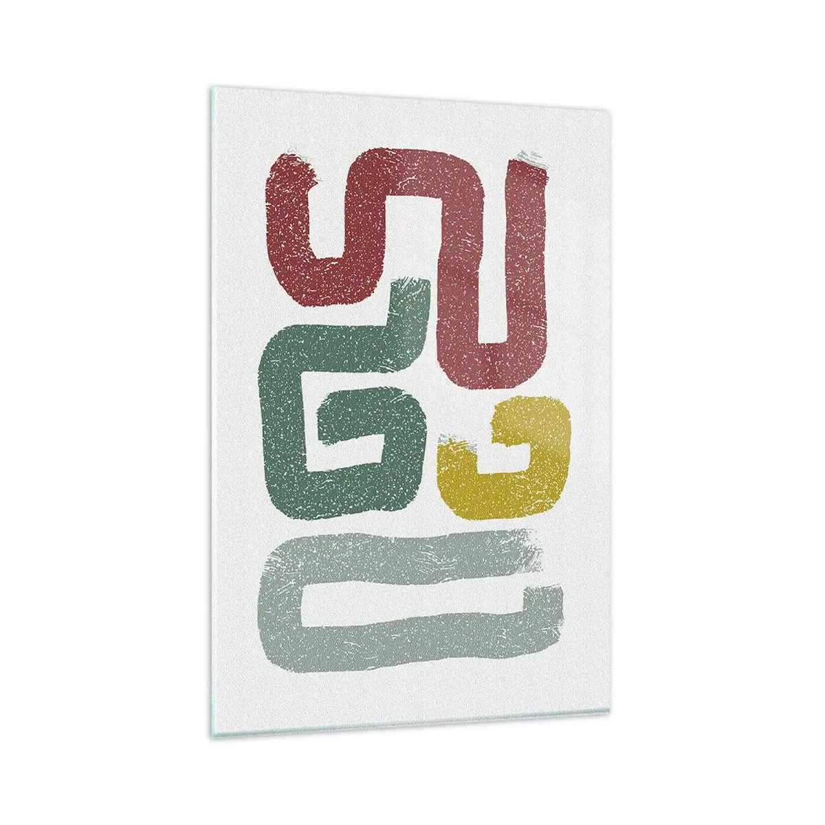 Glass picture - In an Unknown Language - 80x120 cm