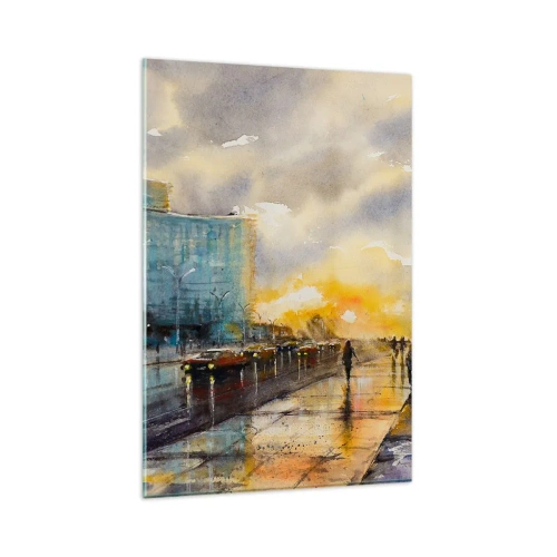 Glass picture - Life On the Coast - 80x120 cm