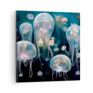 Canvas picture - Underwater Ball - 50x50 cm