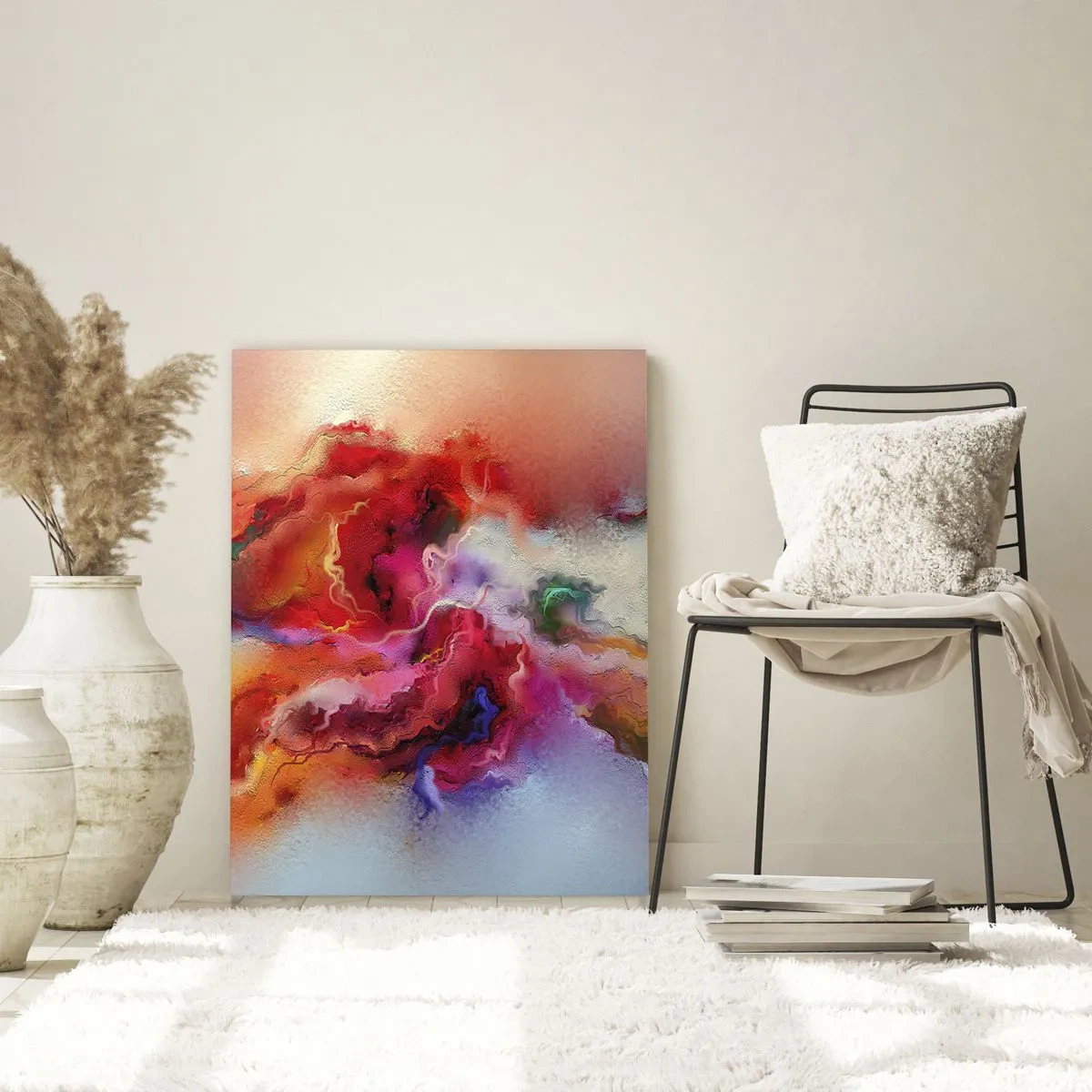 Glass picture - How to Catch Dreams - Smoke - 70x100 cm