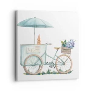 Canvas picture - Sweet Memory of the Summer - 30x30 cm