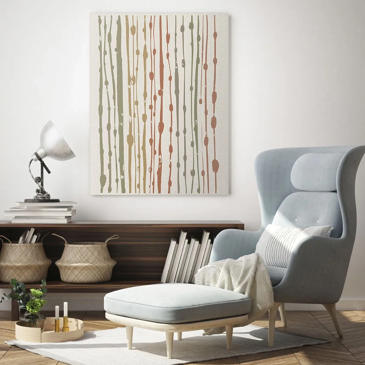 Glass picture - Musical Colour Notation - 50x70 cm