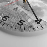 Clock face with numbers