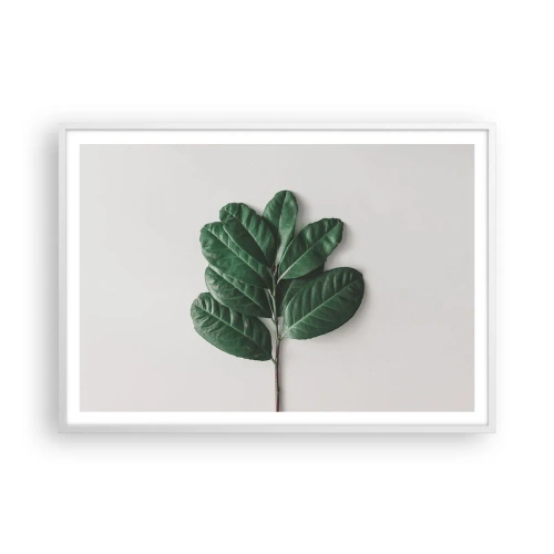 Poster in white frmae - Drawing of Nature Itself - 100x70 cm