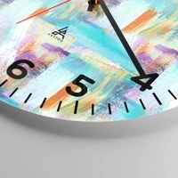 Clock face with numbers