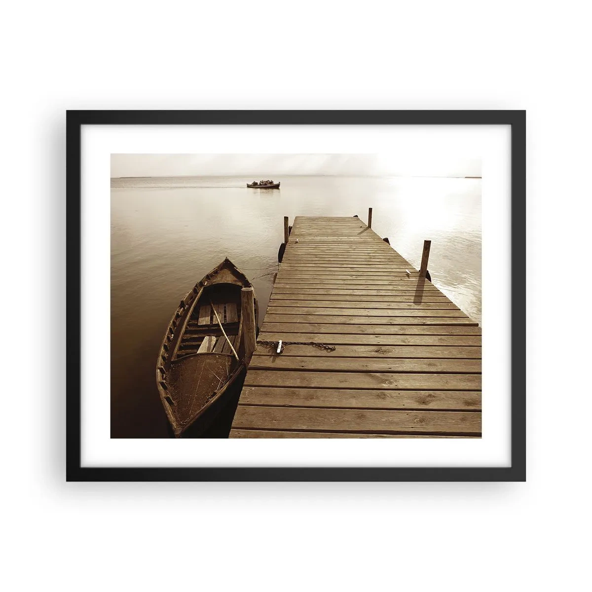Poster in black frame - Great Calm - 50x40 cm