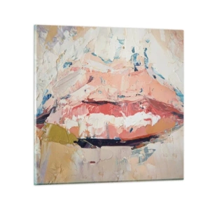 Glass picture - It Awakens the Senses - 30x30 cm